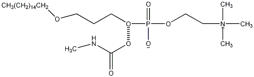 氨基甲酰-PAF(C16)结构式
