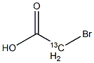 溴乙酸-2-13C结构式