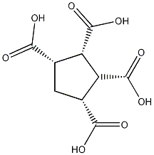 顺,顺,顺,顺-1,2,3,4-环戊烷四羧酸结构式