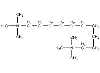 N,N,N,N',N',N'-六甲基-1,10-十烷双胺结构式