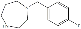 1-(4-氟苄基)-1,4-二氮杂庚烷结构式