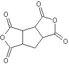 1,2,3,4-环戊四羧酸二酐结构式
