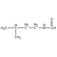 N-(3-甲基丁基)甲酰胺结构式