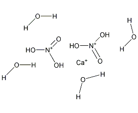 硝酸鈣四水结构式