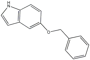 5-苄氧基吲哚结构式