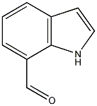 吲哚-7-甲醛结构式