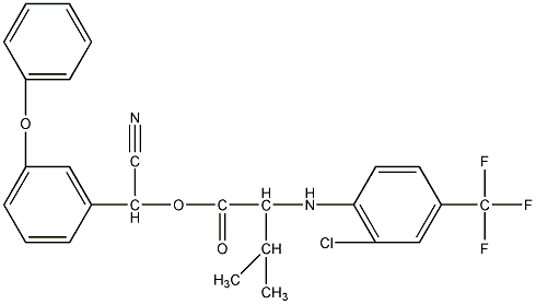 氟胺氰菊酯结构式