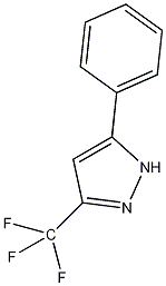 5-苯基-3-(三氟甲基)吡唑结构式