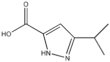 5-异丙基吡唑-3-甲酸结构式