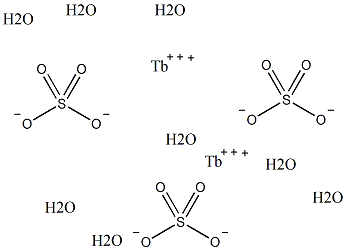 硫酸铽(+3)结构式