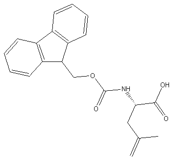 FMOC-4,5-脱氢-Leu-OH结构式