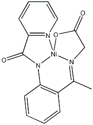 [N-[1-[2-(2-Pyridylcarboxamido)phenyl]ethylidene]glycinato]nickel