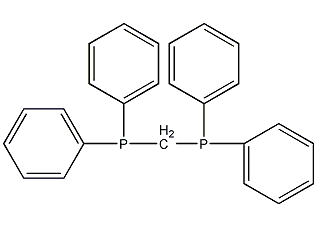 双(二苯基膦)甲烷结构式