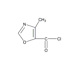 4-甲基噁唑-5-羰酰氯结构式