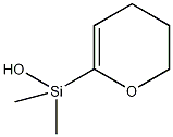 (3,4-二氢-2H-吡喃-6-基)二甲基硅醇结构式