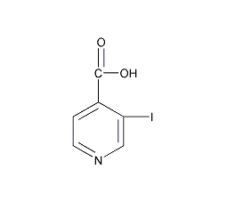 3-碘-4-羧酸嘧啶结构式