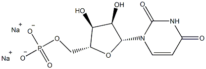 5'-磷酸尿苷二钠盐结构式