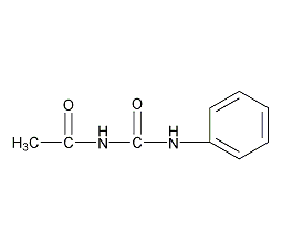 1-乙酰基-3-苯基脲结构式