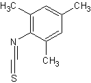 2,4,6-三甲基苯的异硫氰酸酯结构式