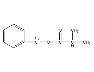 异丁酸苄酯结构式