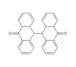 9,9'-二蒽-10,10'-9H,9'H-二酮结构式