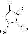 3,4-二甲基-1,2-环已二酮结构式