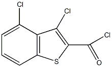 3,4-Dichlorobenzo[b]thiophene-2-carbonyl chloride结构式
