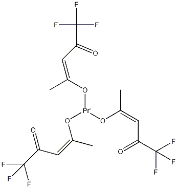 三氟乙酰丙酮酸镨结构式