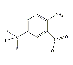 4-氨基-3-硝基三氟甲苯结构式
