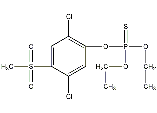 虫螨磷砜结构式