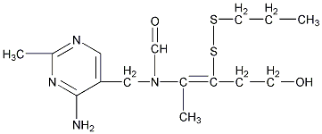 丙舒硫胺结构式