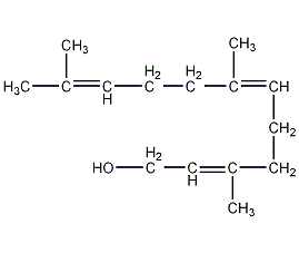 2Z,6E-金合欢醇结构式