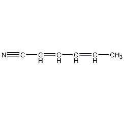 (2E,4E)-2,4-己二烯腈结构式