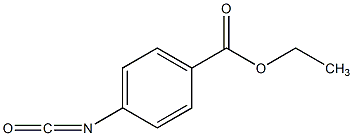 4-乙氧羰基苯基异氰酸酯结构式