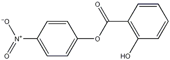 对硝基苯基水杨酸酯结构式
