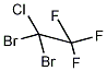 1-氯-1,1-二溴-2,2,2-三氟乙烷结构式