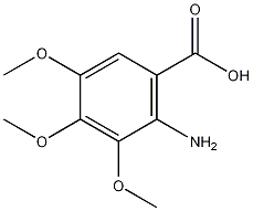 2-氨基-3,4,5-三甲氧基苯甲酸结构式