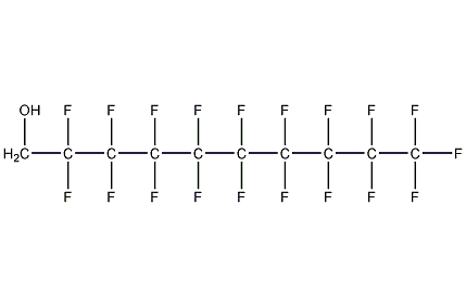 1H,1H-全氟正癸醇结构式