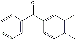 3,4-二甲基苯甲酮结构式