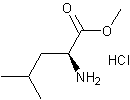 L-亮氨酸甲酯盐酸盐结构式