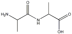 DL-丙氨酰-DL-丙氨酸结构式
