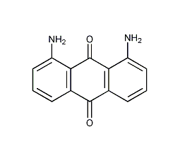 1,8-二氨基蒽醌结构式