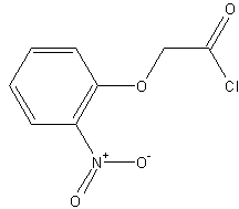 2-硝基苯氧基乙酰氯结构式