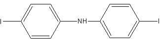 双(4-碘苯基)胺结构式