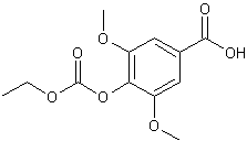 4-Ethoxycarbonyloxy-3,5-dimethoxybenzoic acid