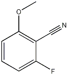 2-氟-6-甲氧基苄腈结构式