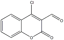 4-氯-3-甲酰基香豆素结构式