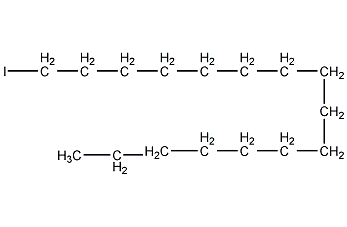 1-碘十六烷结构式