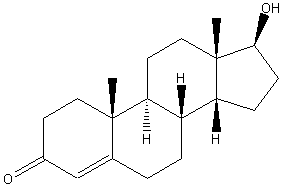 表睾酮结构式