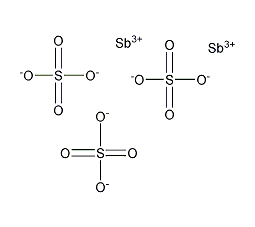 硫酸锑(Ⅲ)结构式